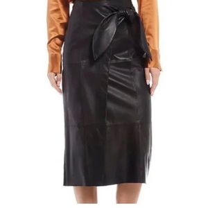 Antonio milano leather pencil skirt